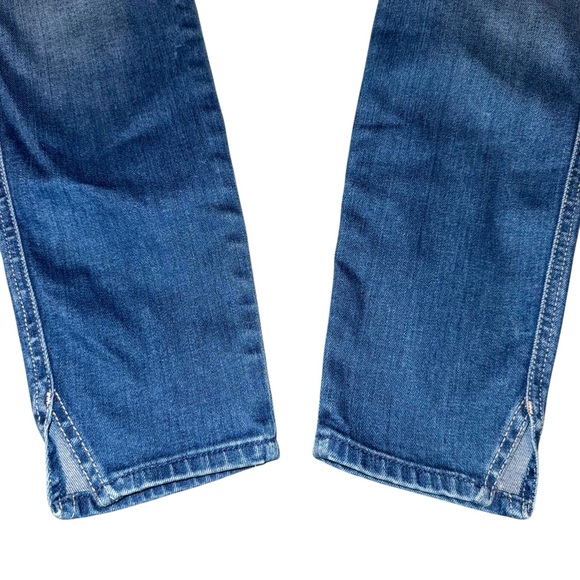 MOTHER The Vamp Spiked Heels to Tractor Wheels Skinny Ankle Jeans Blue Size 27 - Picture 6 of 15